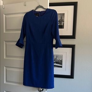 Donna Morgan Royal Blue Long Sleeve Dress